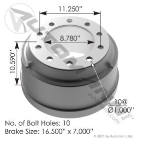 1516700BA - Brake Drum
