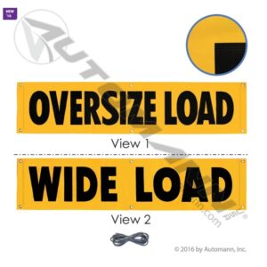 571SB100V - Oversize Load / Wide Load Banner