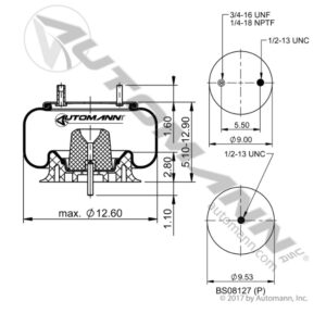 AB1DK23F9334 - Air Spring Rolling Lobe