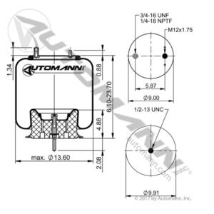 AB1DK23R9876 - Air Spring Rolling Lobe