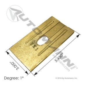 B302 - Brass Shim Wedge 3IN X 1 Degree
