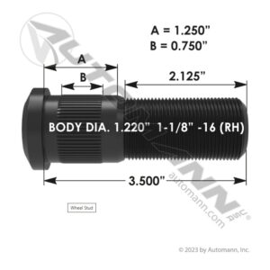 ME8972R - Wheel Stud