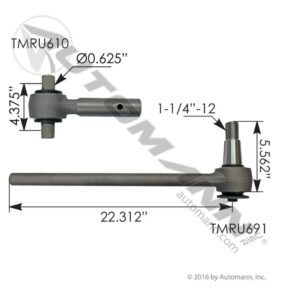 TH3 - Hendrickson Torque Rod Kit